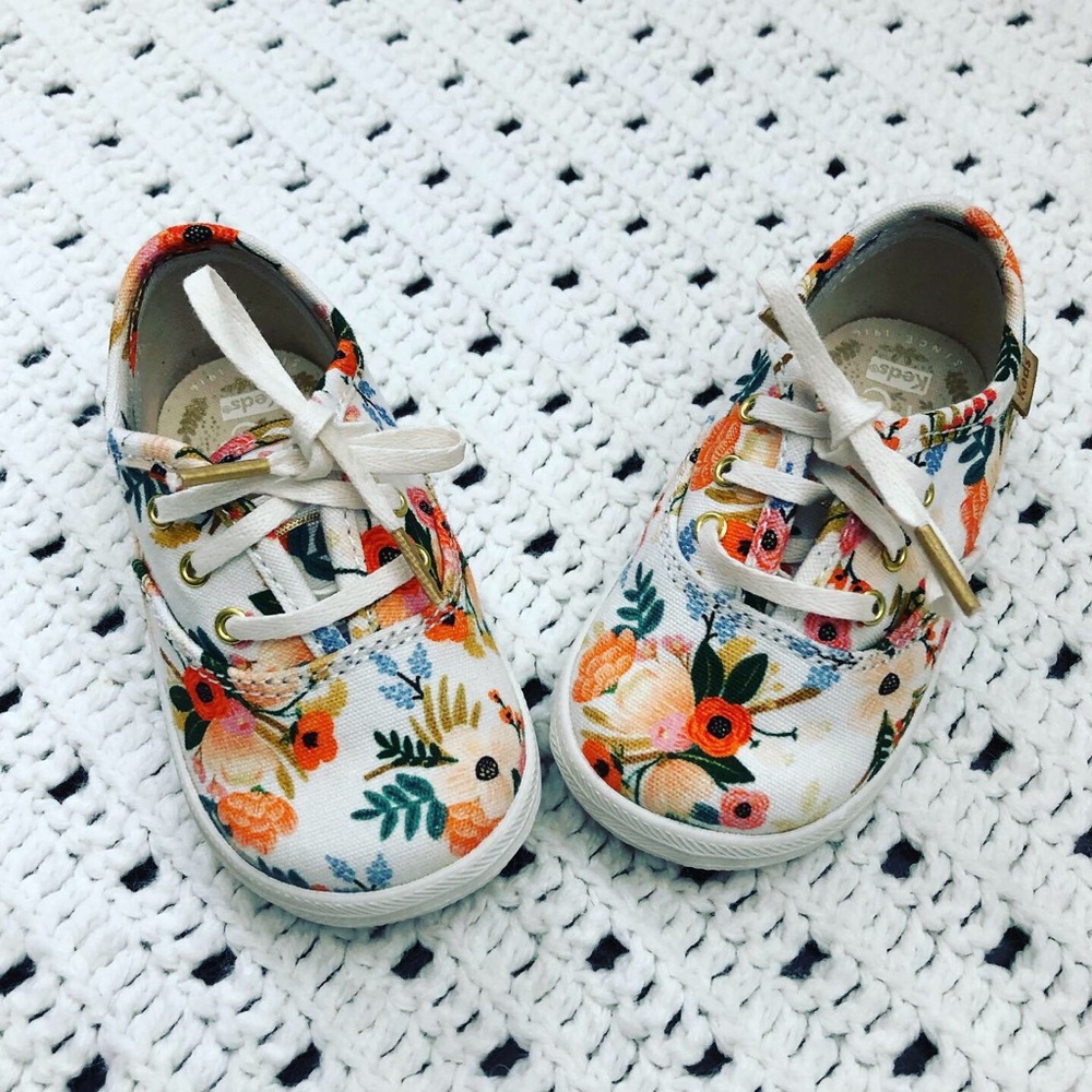 Rifle Paper Co / Keds baby girl shoes